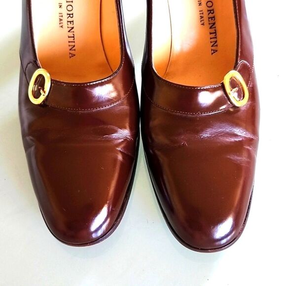 Silvia Fiorentina Leather Heels - Picture 5 of 8